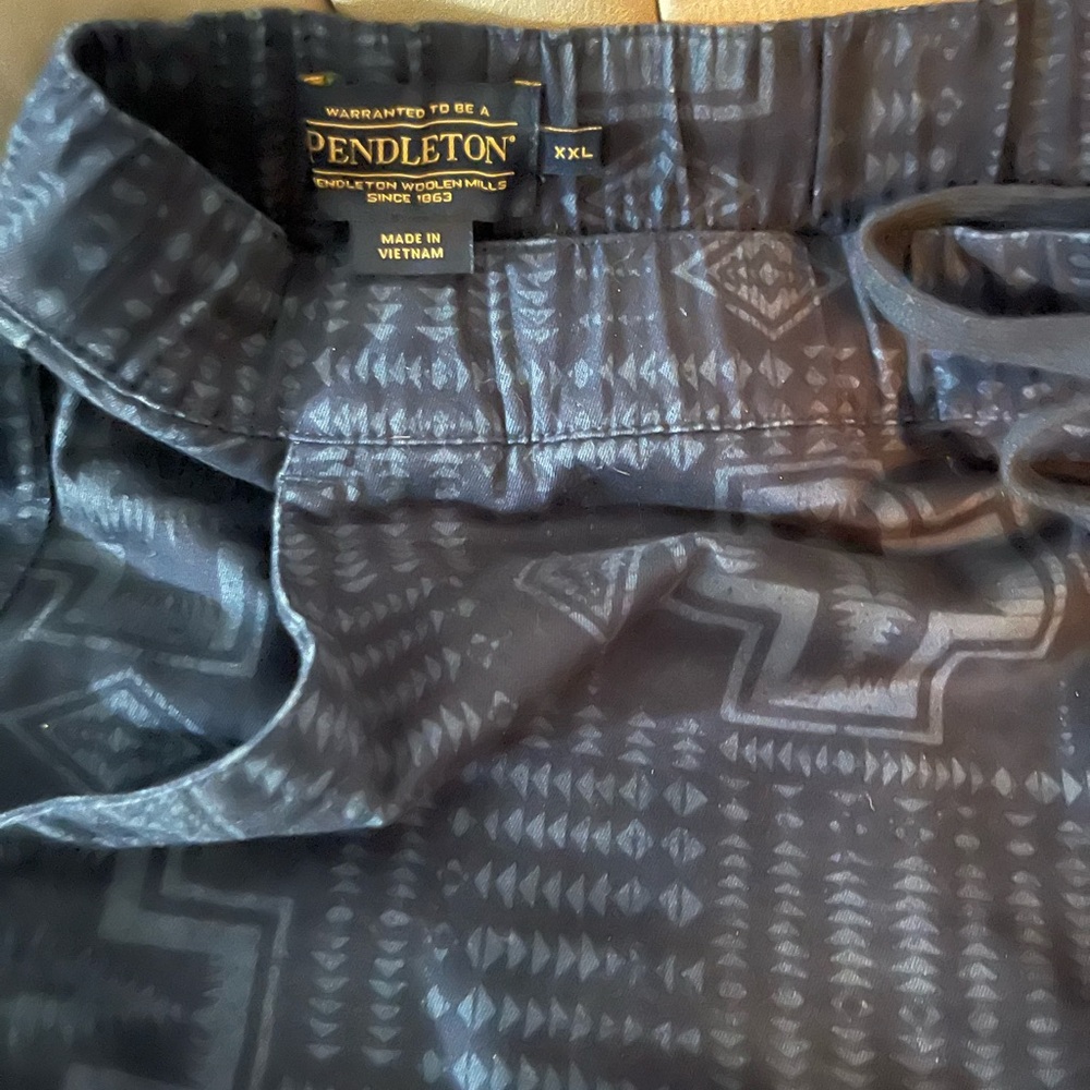 Pendleton Charcoal Geometric Shirt XXL